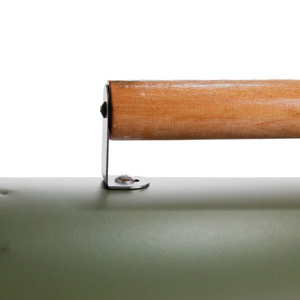 Угольный гриль двухсторонний портативный с решеткой Зеленый Yiwu BQ-2 фото