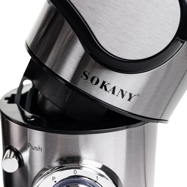 Міксер планетарний з чашею на 8.5 л 2000 Вт Sokany SK-05015 фото