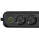 Мережевий фільтр-подовжувач 4 розетки і 3 USB A1 Type-C на 5 метрів Чорний Yiwu HP-5-40 фото 4