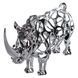 Статуетка Rhinoceros металева Сріблястий Yiwu HP-7-23 фото 5