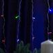 Гирлянда-штора 600 LED 16 нитей 3х3 м разноцветный GarlandoPro ZWM2600LEDML фото 1