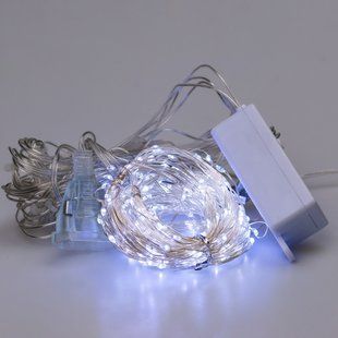 Гірлянда-штора Роса 200 LED 3х3 м холодний білий GarlandoPro 173307W фото