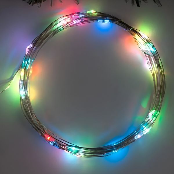 Гірлянда Кінський хвіст 200 LED 10 ниток 2 м кольоровий GarlandoPro 173309ML фото