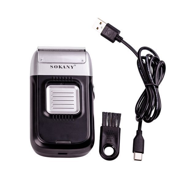Электробритва-шейвер для сухого бритья Sokany SK385 Серебро фото