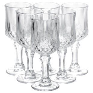Набор рюмок на ножке Vintage Crystal для крепких напитков 6 штук 50 мл Прозрачный Yiwu HP-34-75 фото