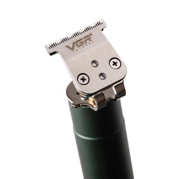 Триммер для стрижки с насадками VGR V-186 аккумуляторный 1400 mAh Зеленый фото
