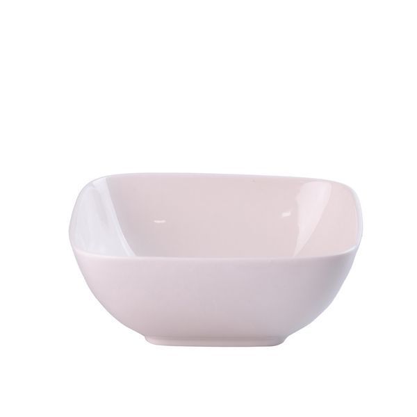 Тарелка глубокая фарфоровая квадратная TS Kitchen HP600 500мл 15см фото