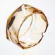Пепельница стеклянная Diamond Faceted 12 см Золотистый Yiwu HP-34-78 фото 3