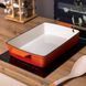 Форма для запікання чавунна 3 л Помаранчевий Yongkang HP-FLG-16 ORANGE фото 2