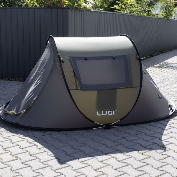 Намет Pop-Up двомісний з автоматичним каркасом Зелений LU-030GR фото