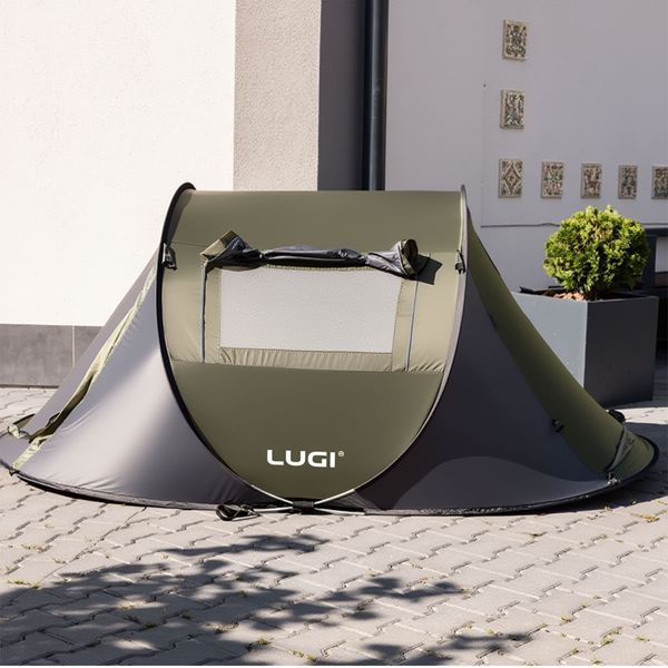 Намет Pop-Up двомісний з автоматичним каркасом Зелений LU-030GR фото