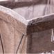 Корзина для белья на подставке 36 на 32 на 52 см Коричневый Yiwu HP-41-11B фото 3