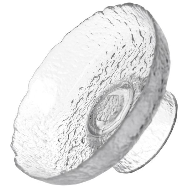 Фруктовница на ножке Ice Textured 15 см с ледяной текстурой стекла Прозрачный Yiwu HP-34-88 фото