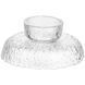 Фруктовница на ножке Ice Textured 15 см с ледяной текстурой стекла Прозрачный Yiwu HP-34-88 фото 5
