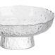 Фруктовница на ножке Ice Textured 20 см с ледяной текстурой стекла Прозрачный Yiwu HP-34-89 фото 5
