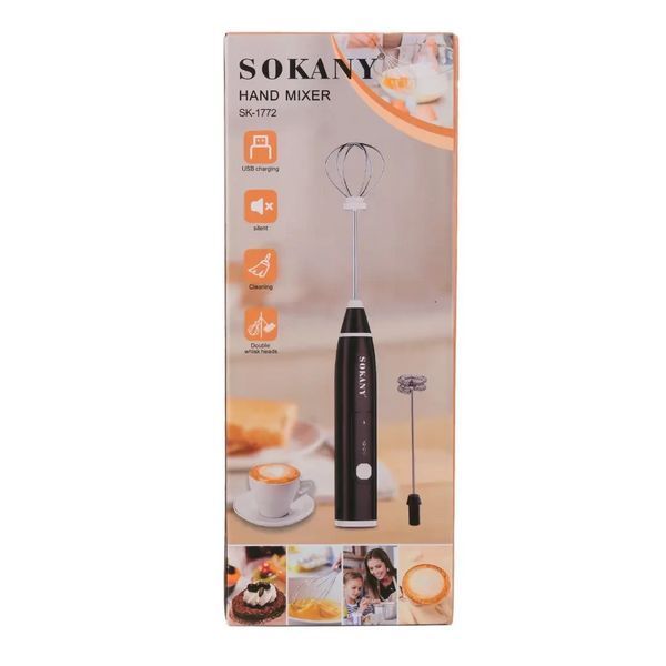 Капучинатор акумуляторний SK1772W 1200 mAh Білий фото