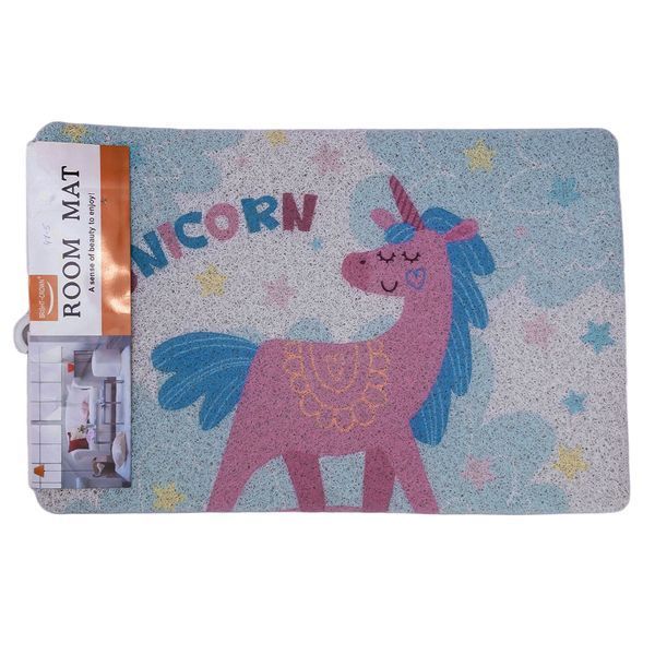 Коврик в детскую комнату UNICORN прямоугольный 60 на 40 см Розовый Yiwu HP-47-5 фото