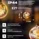 Ретро-гирлянда уличная E27 75 LED 22,5 м Желтый Garlando G4075L фото 3