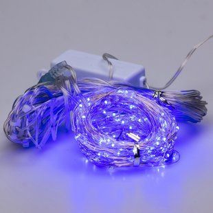 Гирлянда-штора Роса 200 LED 3х2 м синий GarlandoPro 173302BL фото