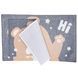 Набір килимків в дитячу кімнату 2 штуки 80 на 50 см і 60 на 40 см Сірий Yiwu HP-47-7 фото 3