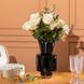 Ваза декоративна скляна в стилі Хайтек 31 см Чорний Flower Season HP-10-33 фото 2