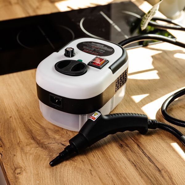 Ручной пароочиститель Steam Cleaner с набором насадок 2500 Вт Белый LUGI HP-SC-002-white фото