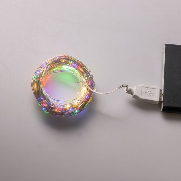 Гірлянда Роса USB 200 LED 20 м різнокольоровий GarlandoPro USB200L20MWML фото