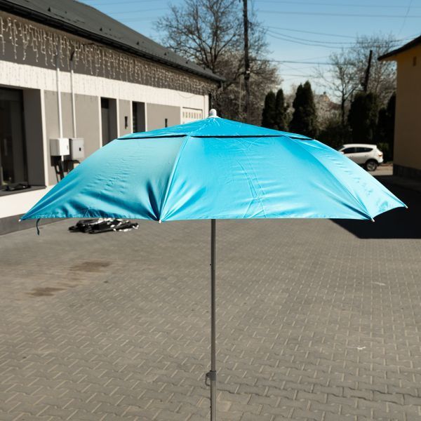 Пляжный зонт с регулировкой наклона 150 см Голубой LUGI HP-JW-2 фото