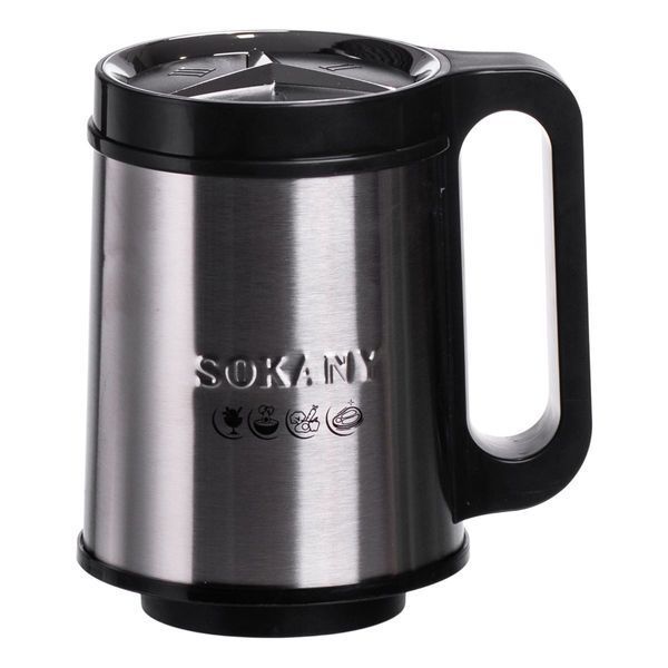 Чоппер кухонний 5 в 1 із чашею на 2,7 л Сріблястий SOKANY SK-06019 фото