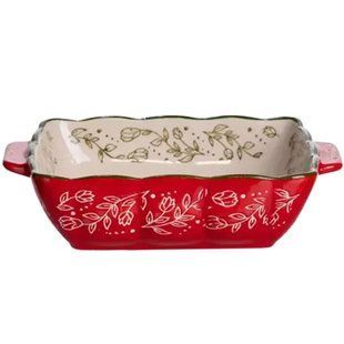 Форма для запікання Vintage прямокутна Червоний Yiwu HM04-14 фото