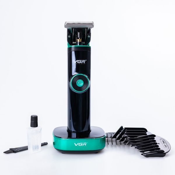Машинка для стрижки с набором насадок VGR V-671 аккумуляторная 2500 mAh Черный фото