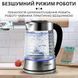 Електрочайник Sokany SK1027CST на 2.2 л 2000 Вт Прозорий фото 5