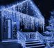 Гірлянда Бахрома вулична 810 LED 50 м чорний/синій Garlando 50MBBL фото 3