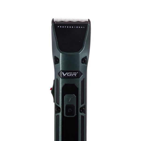 Машинка для стрижки аккумуляторная Зеленый VGR V-696 фото