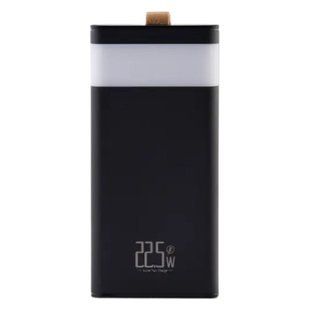 Повербанк LEVINO 50000 mAh з ліхтариком USB-C і USB-A і MicroUSB Чорний LEVINO HP-N51B фото