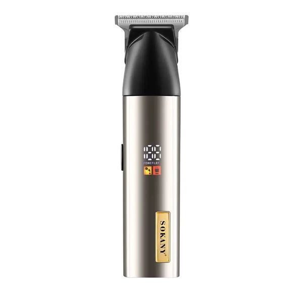 Машинка для стрижки волосся з насадками Sokany SK-LF-9957 акумуляторна 1200 mAh Бронза фото
