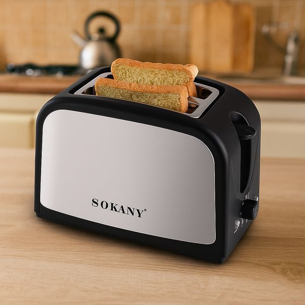 Тостер Sokany HJT008SBST 800 Вт Черный фото