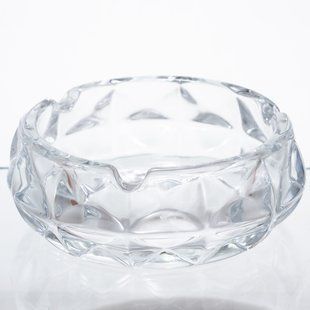 Попільничка скляна Generic 12 см Прозорий Yiwu HP-34-42 фото