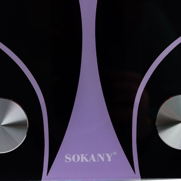 Ваги смарт підлогові електронні до 180 кг з Bluetooth Фіолетовий Sokany SK-19029V фото