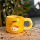 Чашка порцелянова з магнітом Sanrio 400 мл Помаранчевий Yiwu FM-37B фото 2