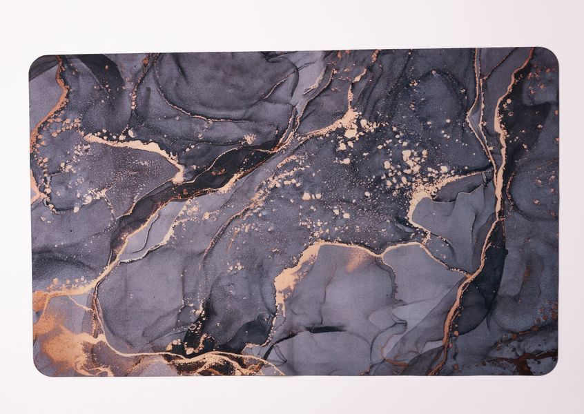 Набор ковриков для ванной и туалета Luxury Marble 50 на 80 и 40 на 50 см Серый Yiwu HP-42-180 фото