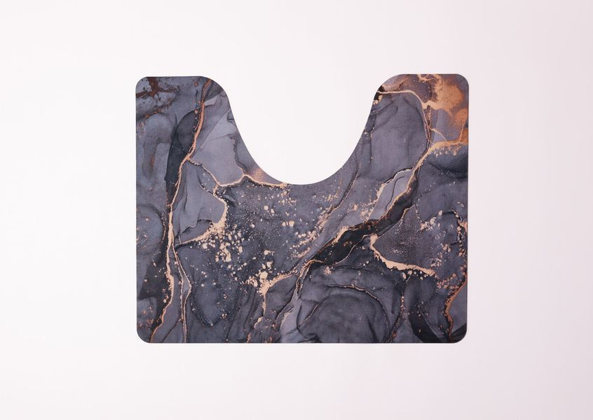 Набор ковриков для ванной и туалета Luxury Marble 50 на 80 и 40 на 50 см Серый Yiwu HP-42-180 фото