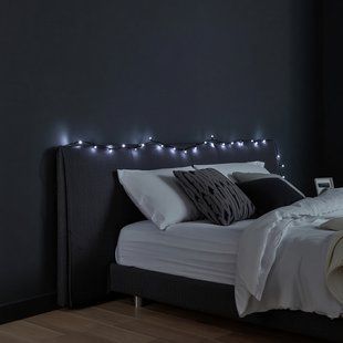 Новорічна гірлянда нитка 6 м 50 LED чорний провід БілийGarlando W50LED6MBW фото