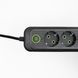 Сетевой фильтр-удлинитель 3 розетки и 3 USB A1 Type-C на 5 метров Черный Yiwu HP-5-36 фото 3