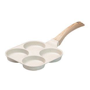 Сковорода порційна на 4 секції квадратна 19&times;19 см Бежевий TS Kitchen HP39570W фото
