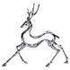 Статуетка Reindeer металева Сріблястий Yiwu HP-7-9 фото 1