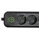 Сетевой фильтр-удлинитель 4 розетки и 3 USB A1 Type-C на 3 метра Черный Yiwu HP-5-38 фото 4