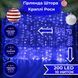 Гірлянда-штора Роса 200 LED 3х3 м синій GarlandoPro 173306BL фото 5