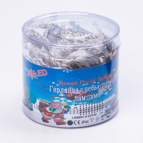 Гірлянда-штора 144 LED 16 ниток 3х2 м різнокольоровий GarlandoPro ZWM2320LEDML фото