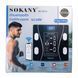 Фітнес-ваги з підтримкою Bluetooth із загартованого скла Чорний Sokany SK-19019B фото 5